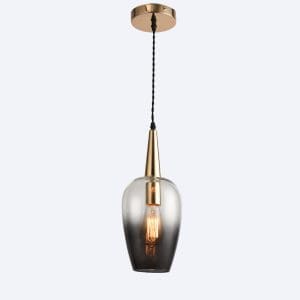 Smoke Glass Pendant Light