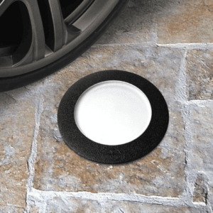 Fumagalli Ceci 160 Round In-Ground Light – Black/Clear, GX53 LED 7W