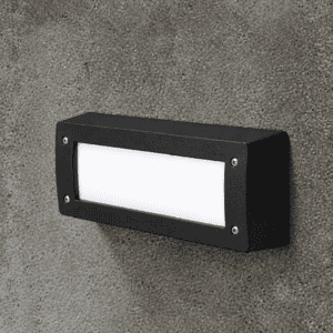 Fumagalli Extraleti 300 Surface Wall Light – Black/Opal, 2 × GX53 LED 3W